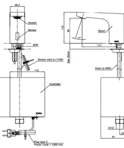 Alternative view of TOTO รุ่น TTLA102K-AC ก๊อกล้างหน้าเซนเซอร์