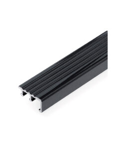 จมูกบันไดอลูฯ NDM 402004 สีดำเงาเมทาลิค 4.0×200 cm.
