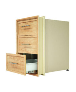 Alternative view of ตู้ลิ้นชัก 3 ชั้น Yes Moulding รุ่น TA4060-17 สีบีช