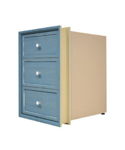 Alternative view of ตู้ลิ้นชัก 3 ชั้น Yes Moulding รุ่น TB4060-25 สีดาร์ค ทีล