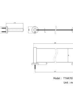 Alternative view of ราวแขวนผ้า TOTO รุ่น TTAR707K