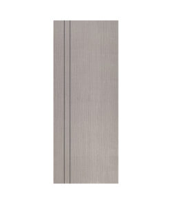 ประตู Eco-door UPVC รุ่น PE2 (80x200CM.) บานเซาะร่อง