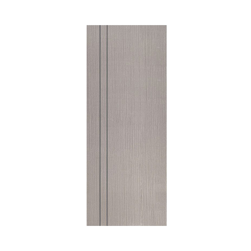 ประตู Eco-door UPVC รุ่น PE2 (80x200CM.) บานเซาะร่อง