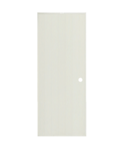 ประตู PVC POLYWOOD รุ่น P1 สีครีมบานทึบ เจาะ (70x200cm)