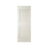 ประตู PVC POLYWOOD รุ่น P4 สีครีมเกล็ดสองตอน ไม่เจาะ 70x200cm