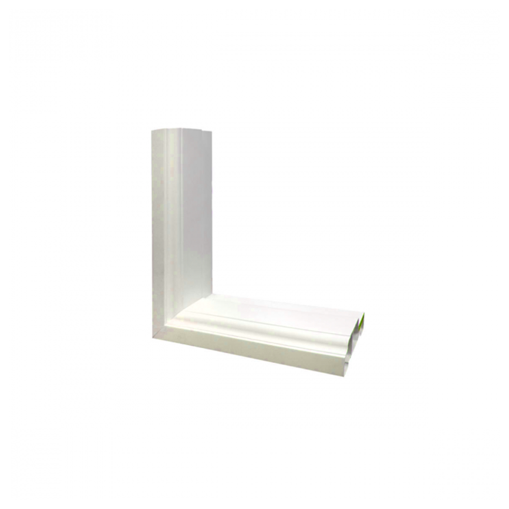 วงกบบัว PVC POLYWOOD 70x200 สีครีม
